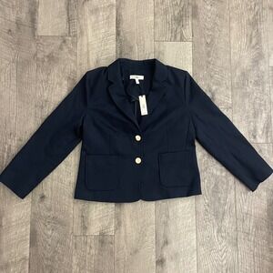 Banana Republic Womens Navy Blue Blazer Jacket 603618-00-1 Size S‎ NEW